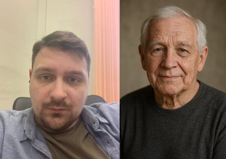 Состарить лицо на фото. А вот так меня состарил ChatGPT с платной подпиской. Состарить лицо на фото. А вот так меня состарил ChatGPT с платной подпиской. Фото.