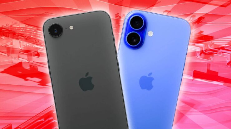 Смартфон с хорошей камерой. В iPhone 16e одна, а в iPhone 16 две камеры. Изображение: pocket-lint.com. Фото.