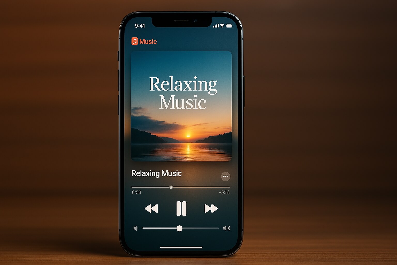 Новая функция iOS 18.4. Как слушать успокаивающую музыку через Apple Music на iPhone. Фото.