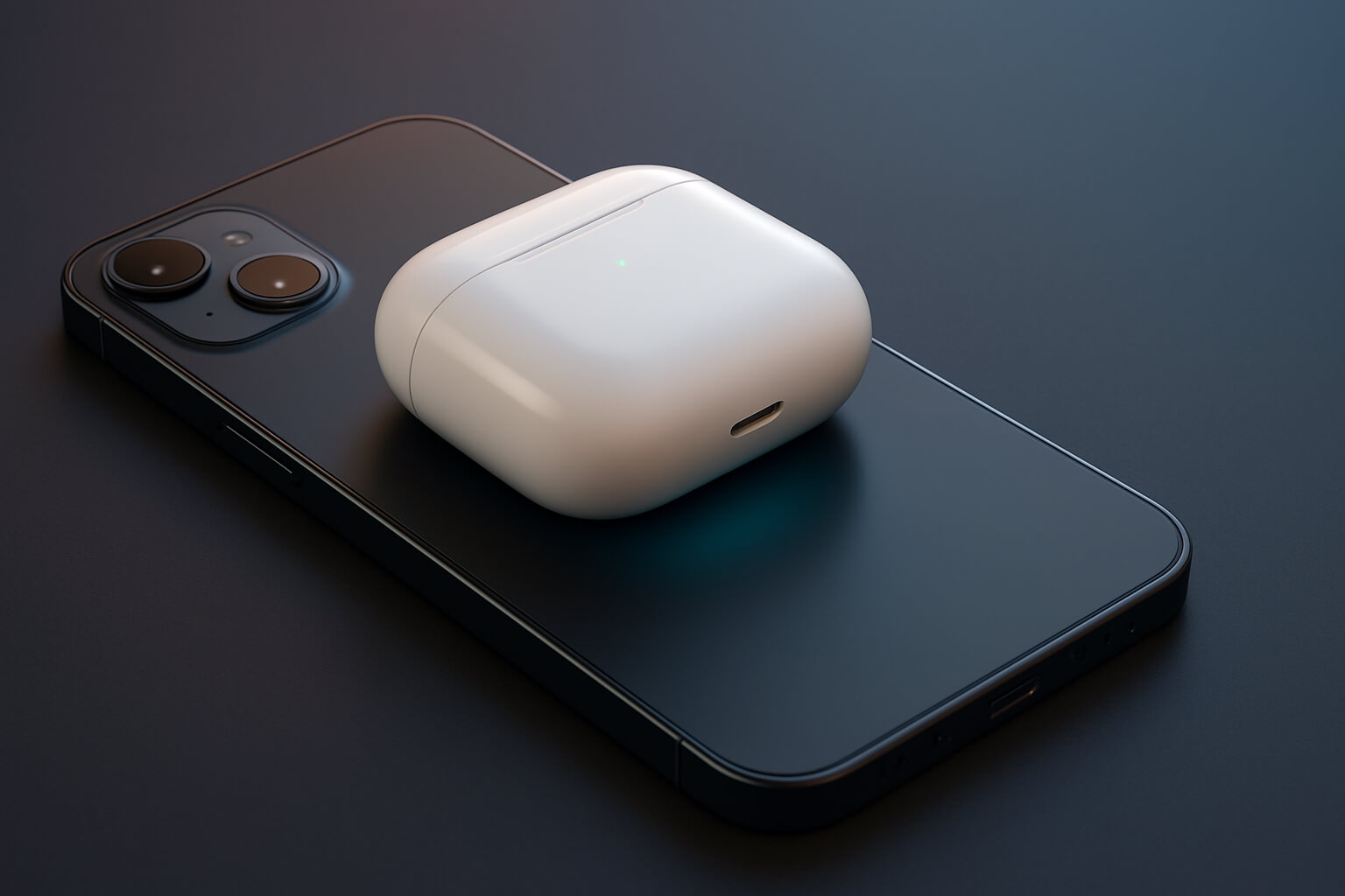 Реверсивная беспроводная зарядка. К счастью, беспроводной реверсивной зарядки в iPhone нет. Фото.