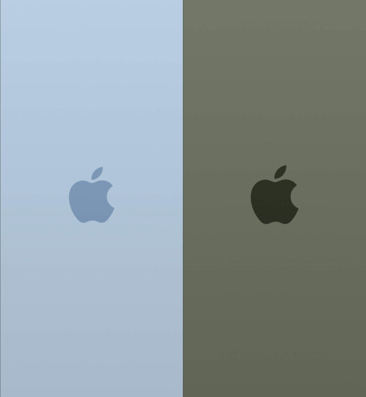 Однотонные обои на телефон. Заставки с логотипом Apple смотрятся здорово на любом iPhone. Изображение: idownloadblog.com. Фото.