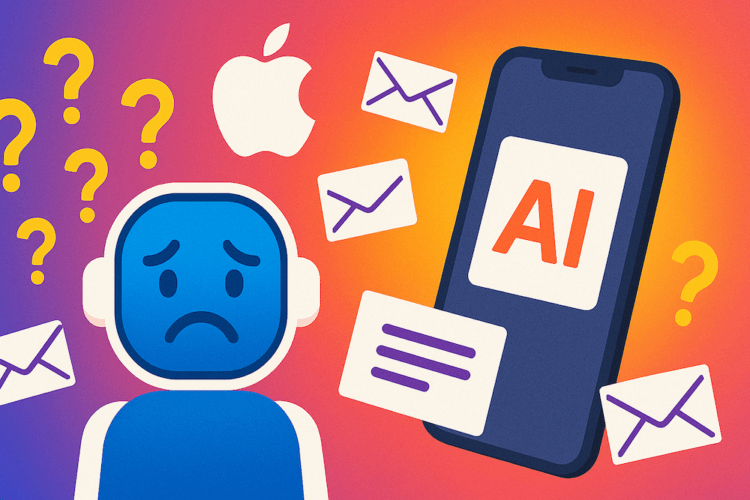 Почему Apple Intelligence такой тупой? Теперь все ясно. Apple Intelligence никогда не учился на реальных данных. В этом его проблема. Почему Apple Intelligence такой тупой? Теперь все ясно. Apple Intelligence никогда не учился на реальных данных. В этом его проблема. Фото.