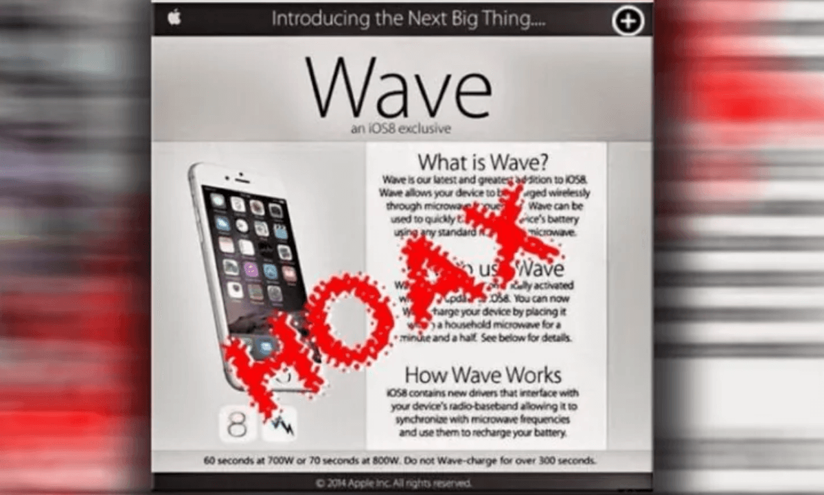 Apple Wave: заряжаем iPhone в микроволновке. Не кладите iPhone в микроволновку. Полиция Лос-Анджелеса предупреждает. Изображение: Los Angeles PD. Фото.