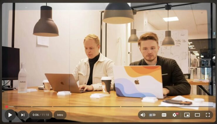 Вот так выглядит новый плеер на YouTube. Изображение: androidauthority.com. Фото.