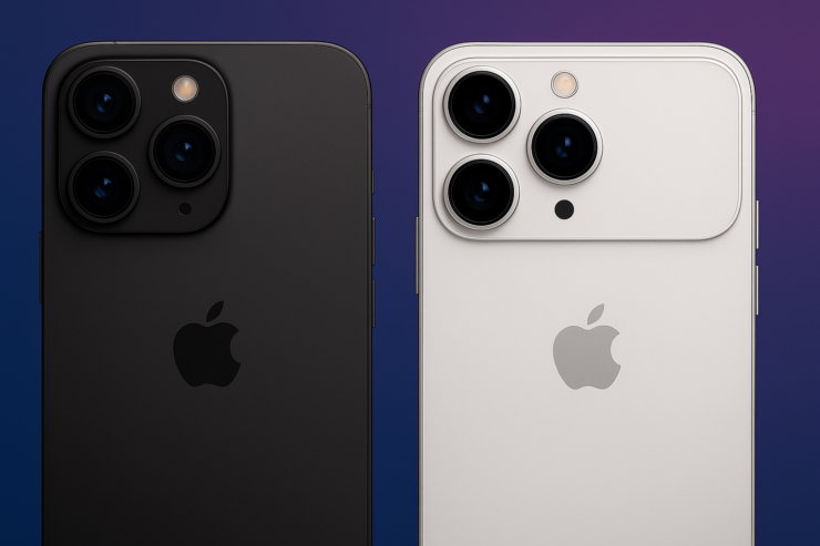 17 причин подождать iPhone 17 и не покупать iPhone 16. Блок камер растянут на всю ширину задней панели. 17 причин подождать iPhone 17 и не покупать iPhone 16. Блок камер растянут на всю ширину задней панели. Фото.