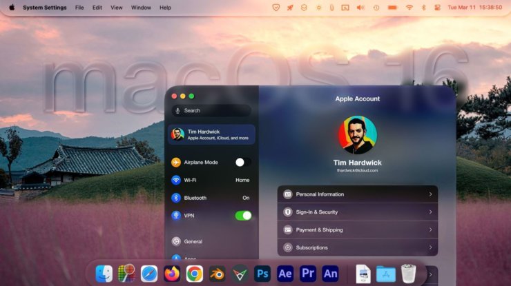 Apple готовит большой редизайн macOS: почему новая версия получит название Tahoe и когда она выйдет. Новая macOS 16 будет выглядеть примерно так. Изображение: macrumours.com. Apple готовит большой редизайн macOS: почему новая версия получит название Tahoe и когда она выйдет. Новая macOS 16 будет выглядеть примерно так. Изображение: macrumours.com. Фото.