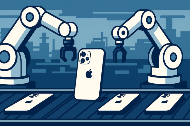 Искусственный интеллект теперь собирает iPhone: как Foxconn избавляется от ручного труда. Автоматизация процесса производства позволяет снизить вероятность брака. Искусственный интеллект теперь собирает iPhone: как Foxconn избавляется от ручного труда. Автоматизация процесса производства позволяет снизить вероятность брака. Фото.