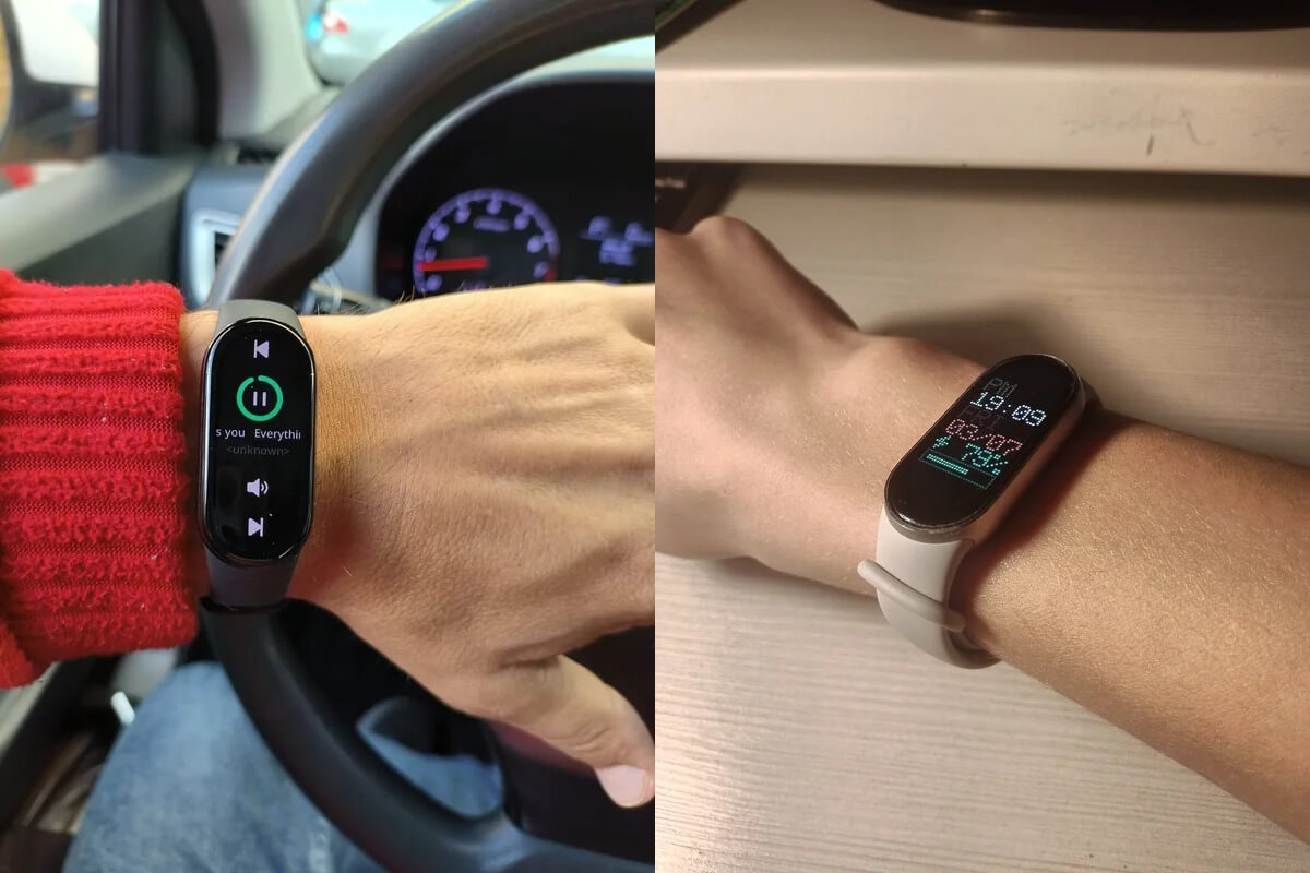 Фитнес-браслет Xiaomi. Выглядит Xiaomi Band все еще круто. Фото.