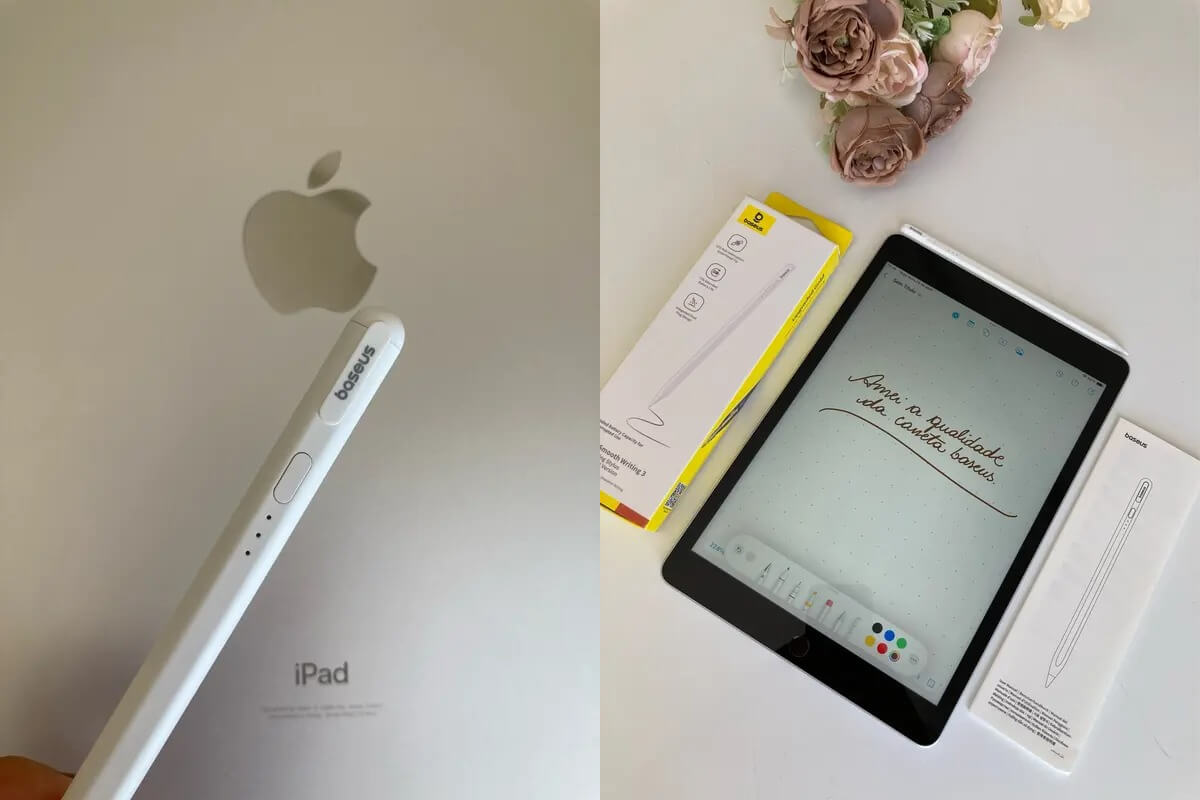 Стилус для iPad. Внешне стилус очень похож на Apple Pencil. Фото.