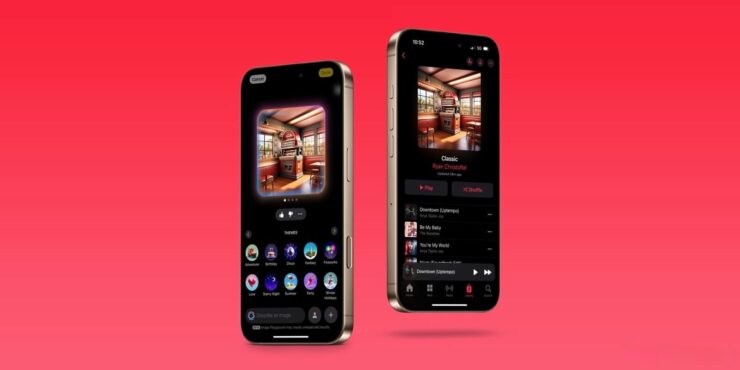 Обложки для плейлистов можно будет создавать через Image Playground. Изображение: 9to5mac.com. Фото.