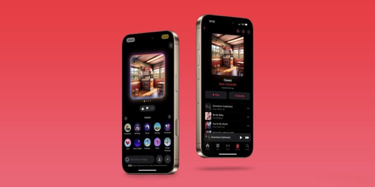 Новые функции нейросети Apple на iPhone с iOS 19. Обложки для плейлистов можно будет создавать через Image Playground. Изображение: 9to5mac.com. Новые функции нейросети Apple на iPhone с iOS 19. Обложки для плейлистов можно будет создавать через Image Playground. Изображение: 9to5mac.com. Фото.