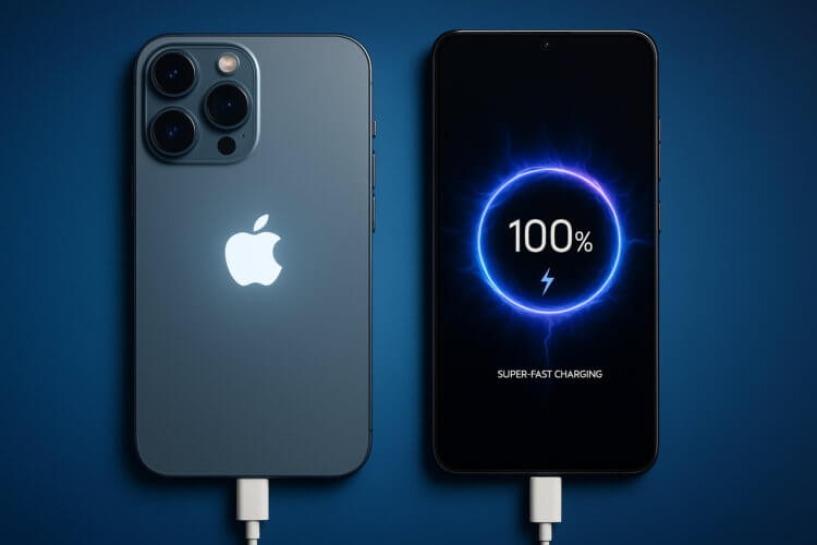 Раскрываем секрет Apple: почему iPhone за 100к заряжается медленнее Андроида за 20к. Разбираемся, почему в iPhone нет такой же быстрой зарядки, как во многих флагманах на Андроиде. Раскрываем секрет Apple: почему iPhone за 100к заряжается медленнее Андроида за 20к. Разбираемся, почему в iPhone нет такой же быстрой зарядки, как во многих флагманах на Андроиде. Фото.