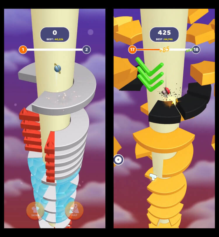 Новые игры для iPhone и iPad, которые скоро выйдут в Apple Arcade. Hellix Jump без рекламы — это топ. Фото.