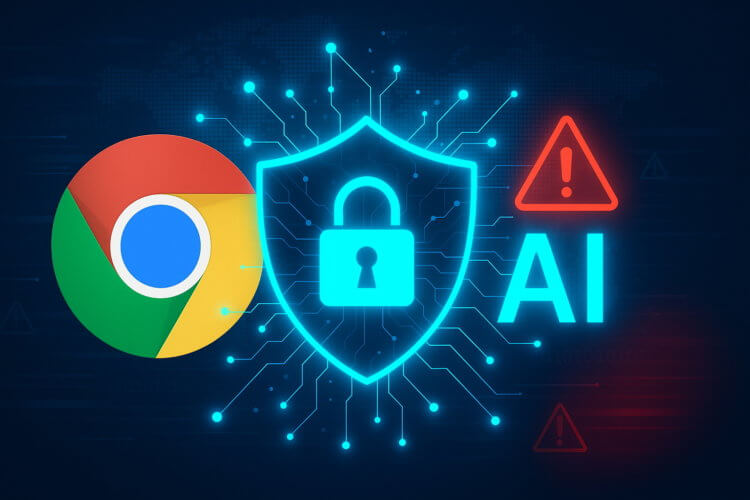 Google добавила ИИ в Chrome для защиты от мошенников и вредоносных сайтов. Google внедрила в Хром для компьютеров защиту на основе ИИ. Фото.