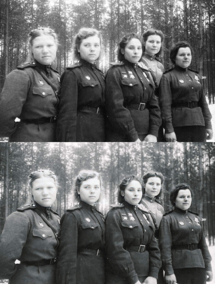 Улучшить качество фото. Результат обработки выглядит так. Улучшенное фото внизу. Фото: kulturologia.ru. Фото.