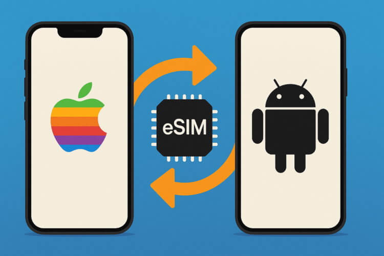 В iOS 19 появится возможность переноса eSIM с iPhone на Android. Фото.