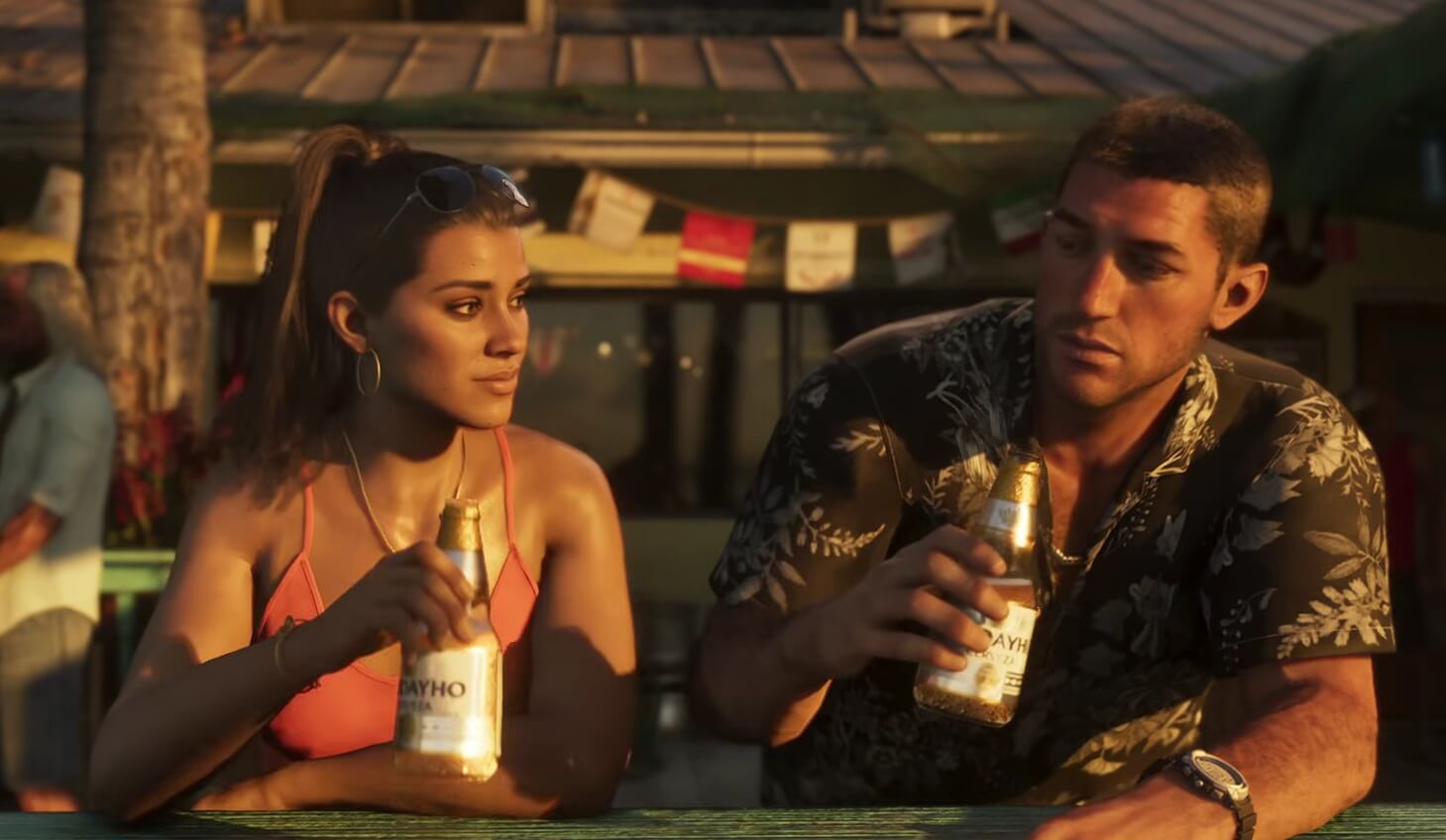 О чем второй трейлер GTA VI. Джейсон и Лусия пытаются начать новую жизнь. Изображение: Rockstar. Фото.