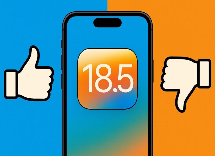 Стоит ли обновлять iPhone на iOS 18.5. Личный опыт. Обновляемся на iOS 18.5 или пропускаем апдейт? Давайте разбираться. Фото.