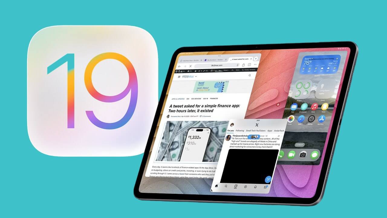 Окна приложений на iPad в iPadOS 19 и в режиме Stage Manager на iPhone с iOS 19 будут работать как в Windows. Фото.