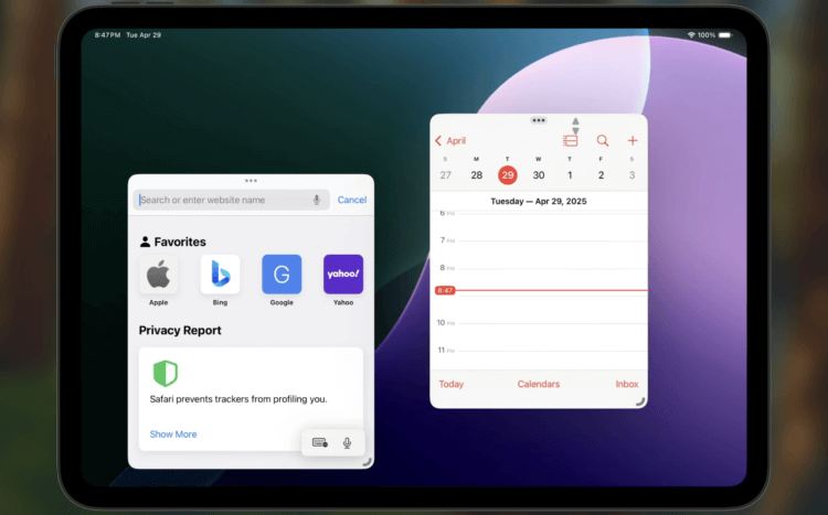 Окна приложений на iPad в iPadOS 19 и в режиме Stage Manager на iPhone с iOS 19 будут работать как в Windows. Размещайте окна приложений, как вам удобно. Изображение: youtube.com. Окна приложений на iPad в iPadOS 19 и в режиме Stage Manager на iPhone с iOS 19 будут работать как в Windows. Размещайте окна приложений, как вам удобно. Изображение: youtube.com. Фото.