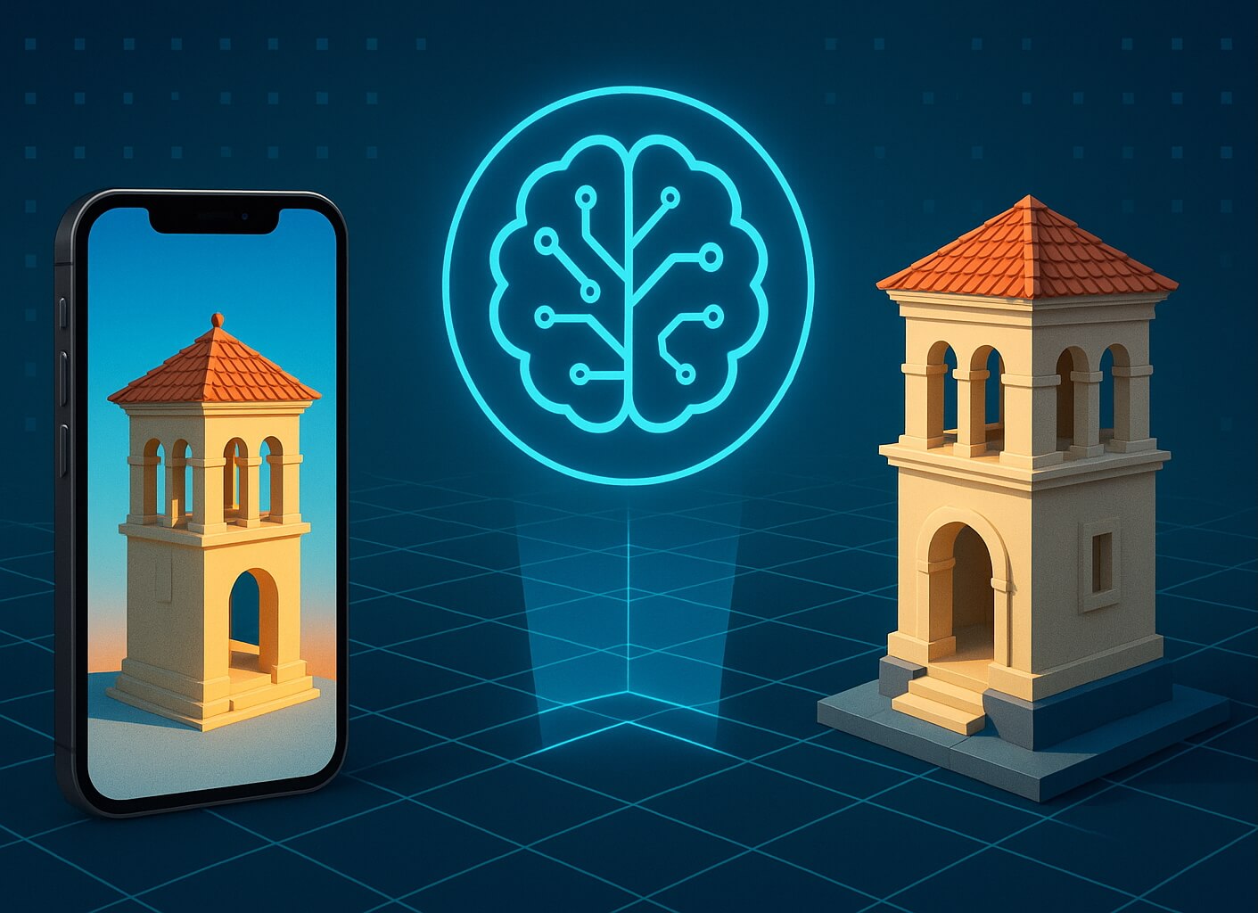 Matrix3D — новая нейросеть Apple, которая превращает фотографии в 3D-модели. Фото.
