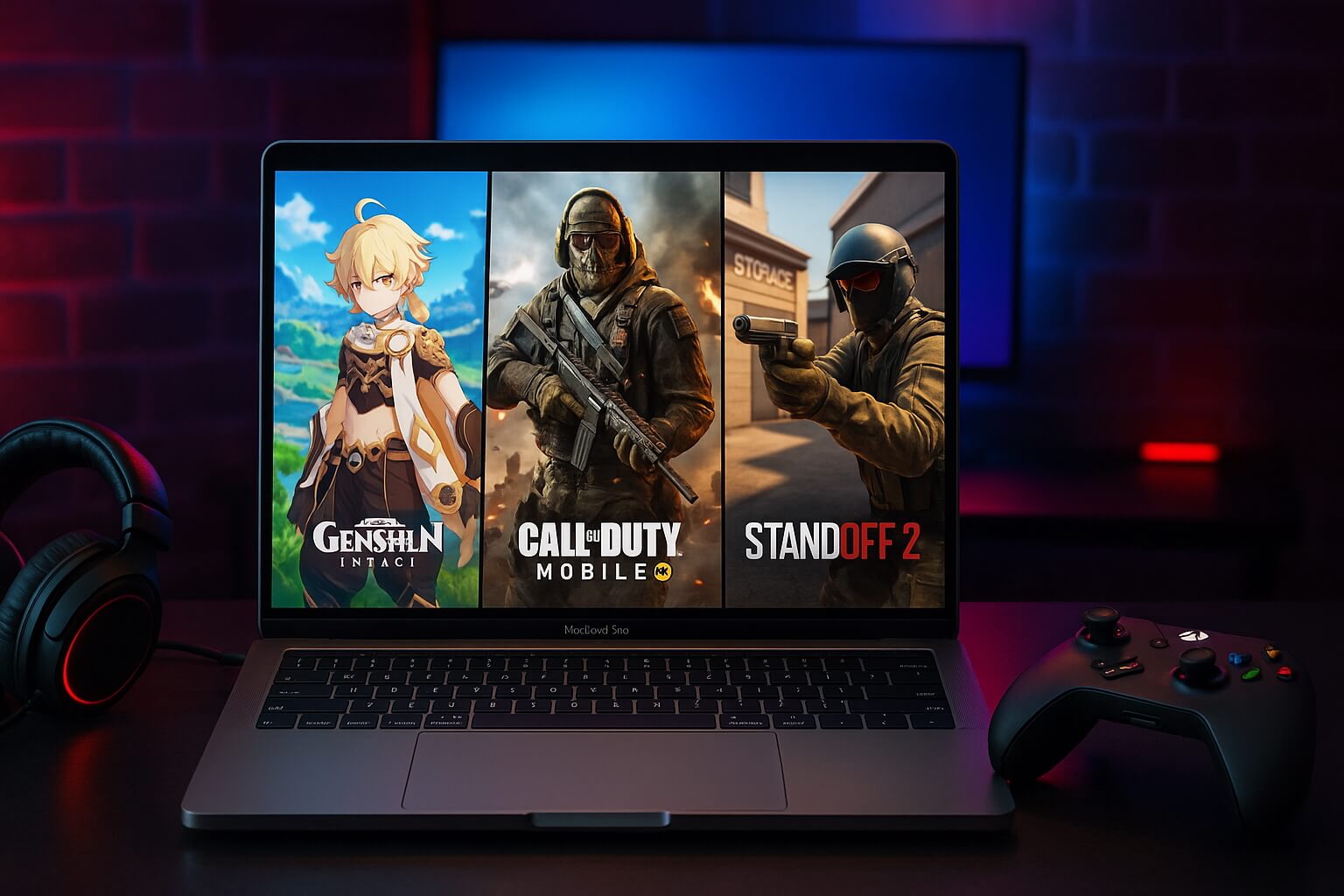 Как играть в Standoff 2, Genshin Impact, Call of Duty Mobile и другие популярные игры на компьютерах Mac. Фото.