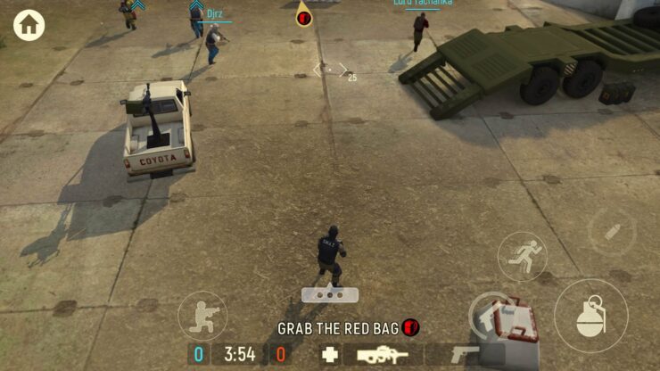 Шутер Tacticool работает отлично, и управление происходит с помощью клавиатуры и мыши. Фото.