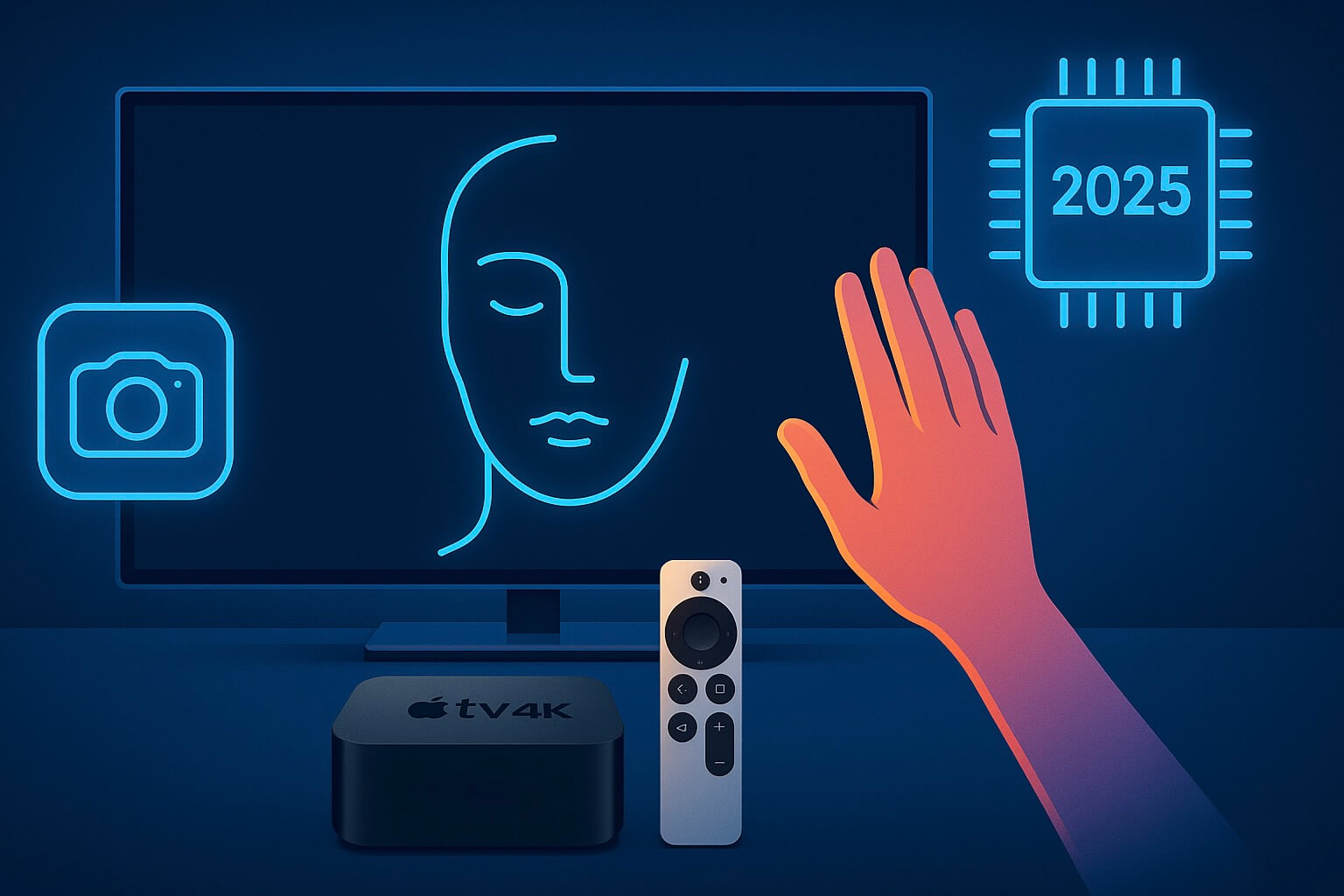 ИИ, встроенная камера, управление жестами и новый процессор: что ждёт Apple TV 4K в 2025 году. Фото.