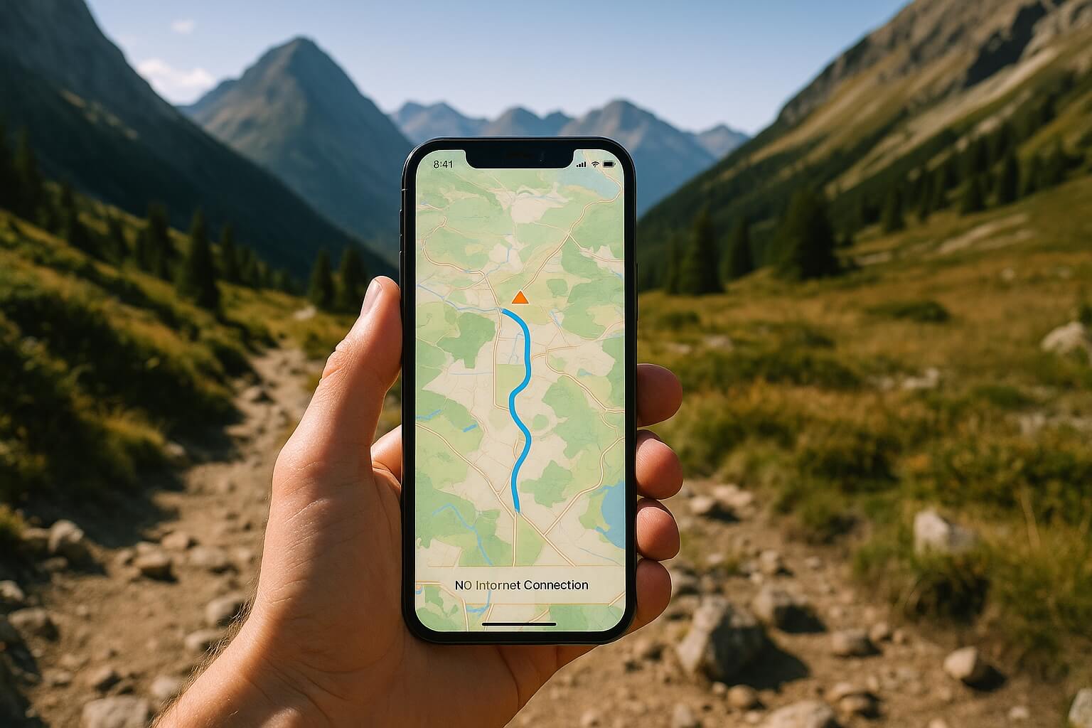 Как пользоваться картами на iPhone без интернета. Фото.