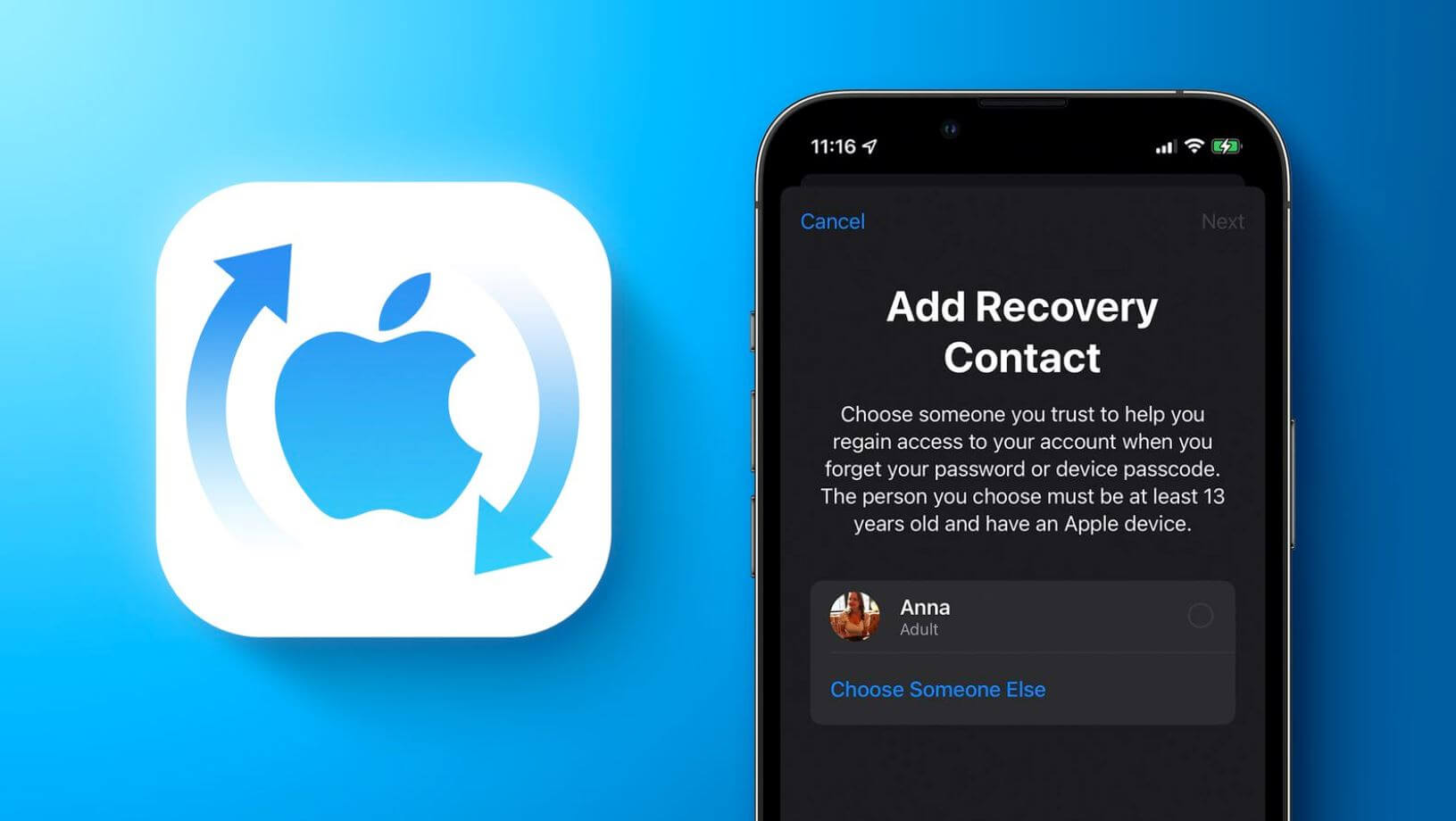Как настроить контакт для восстановления на Айфоне, чтобы зайти в Apple ID, если забыл пароль. Рассказываем, как настроить контакт для восстановления Apple ID и зачем это нужно. Фото: macrumours.com. Как настроить контакт для восстановления на Айфоне, чтобы зайти в Apple ID, если забыл пароль. Рассказываем, как настроить контакт для восстановления Apple ID и зачем это нужно. Фото: macrumours.com. Фото.