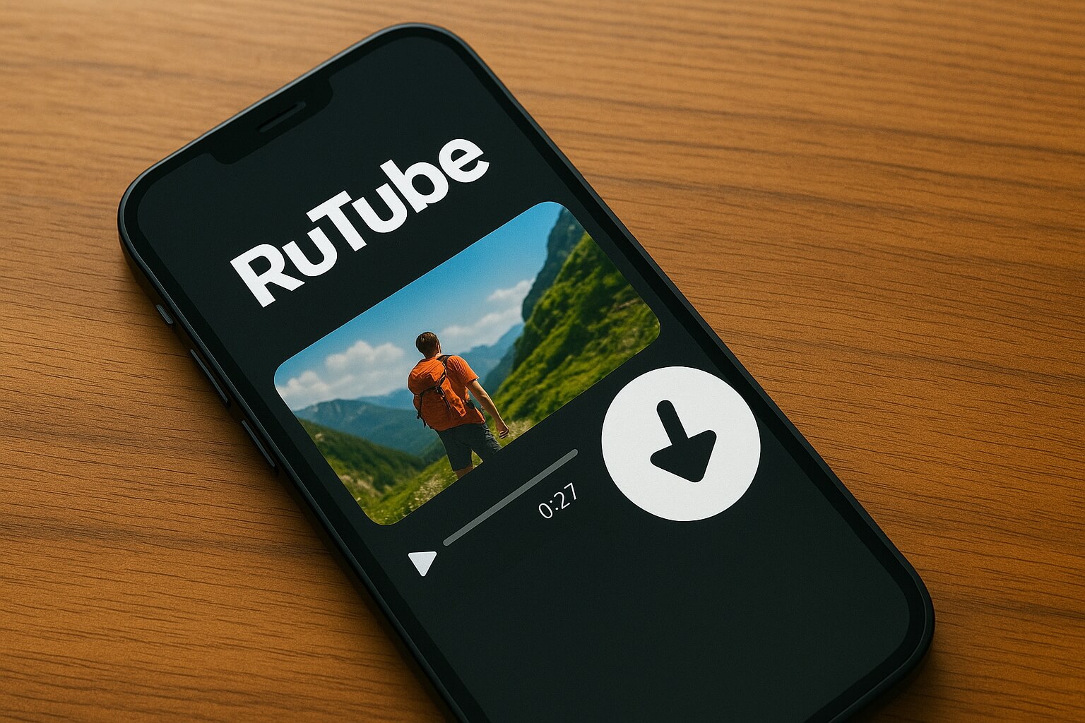 Как скачать видео с Рутуба на iPhone для просмотра без интернета