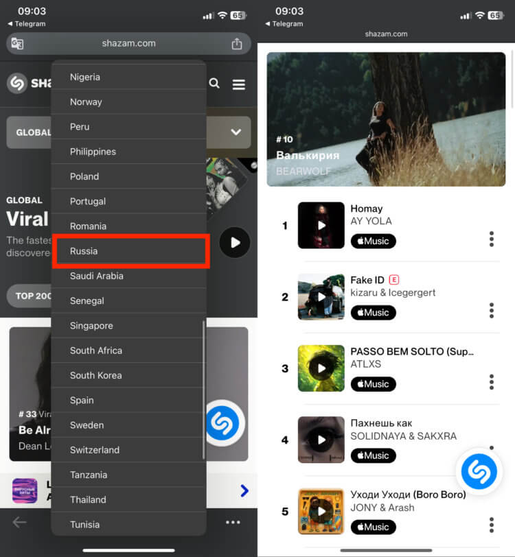 Где найти музыкальные хиты TikTok, Reels, рекламы, сериалов и прослушать их на iPhone