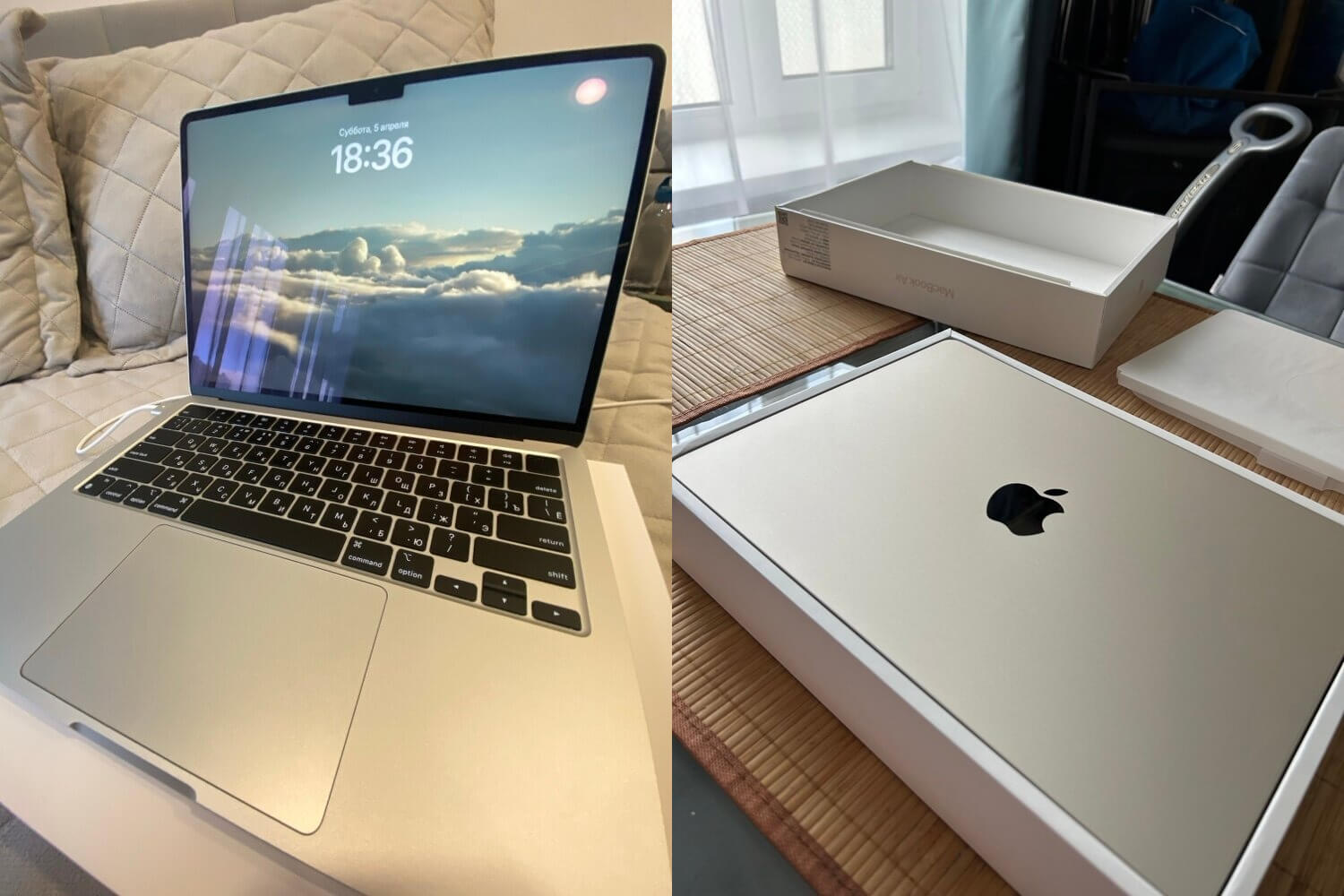 Ноутбук Apple MacBook Air 13. В этой версии 16 ГБ оперативки. Фото.