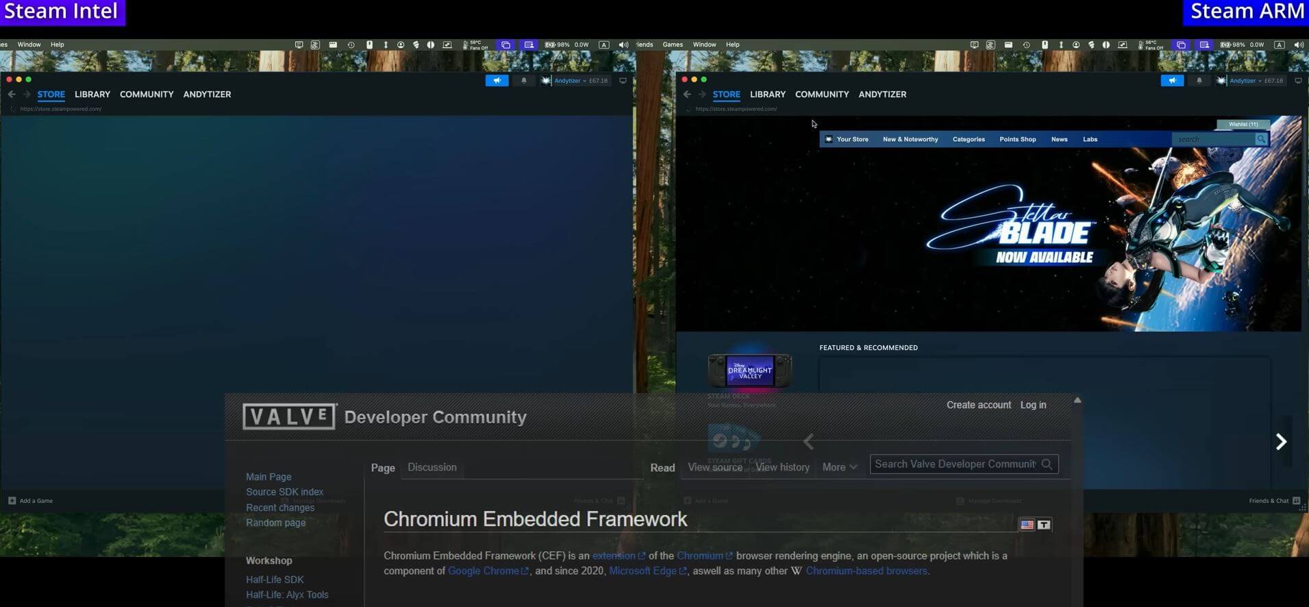 Valve наконец выпустила новое приложение Steam для Mac с процессорами Apple Silicon. Далеко ходить не нужно: новый Steam грузится очень быстро. Valve наконец выпустила новое приложение Steam для Mac с процессорами Apple Silicon. Далеко ходить не нужно: новый Steam грузится очень быстро. Фото.