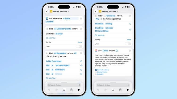 11 новых функций нейросети Apple Intelligence в iOS 26. В Командах тоже есть ИИ. Изображение: macrumors.com. Фото.