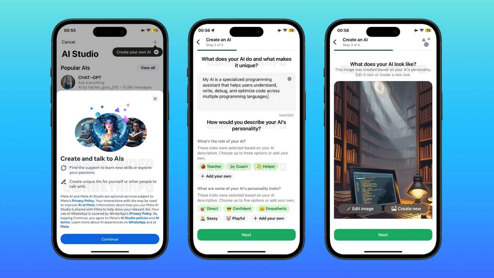 Telegram, твой вызов принят: в WhatsApp добавят функцию создания личного чат-бота с ИИ