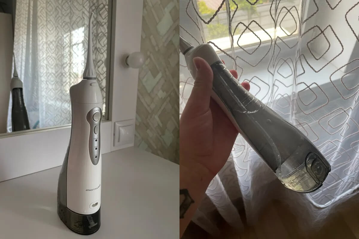 Ирригатор для полости рта. Следите за полостью рта как следует. Фото.