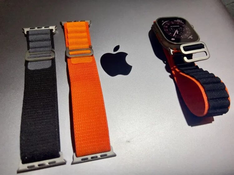 Ремешок для Apple Watch. На выбор есть много разных цветов для ремешков. Ремешок для Apple Watch. На выбор есть много разных цветов для ремешков. Фото.