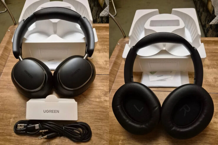 Беспроводные наушники с шумоподавлением. Наушники не только стильные, но и функциональные. Фото.