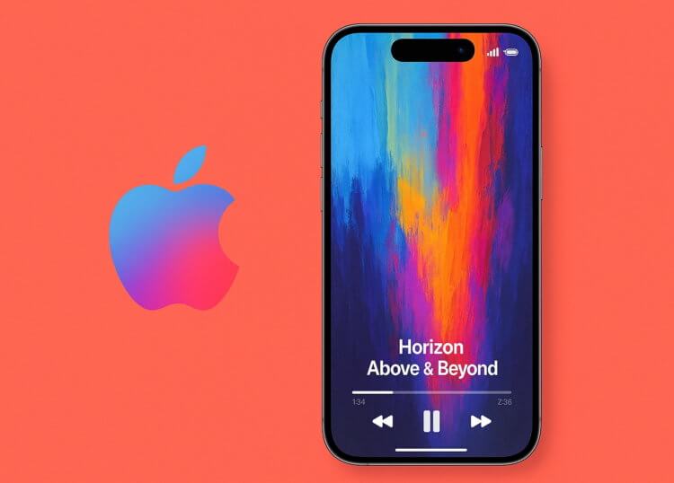 Как Apple Music меняет экран блокировки iPhone на iOS 26. Обложки теперь занимают весь экран блокировки iPhone. Как Apple Music меняет экран блокировки iPhone на iOS 26. Обложки теперь занимают весь экран блокировки iPhone. Фото.
