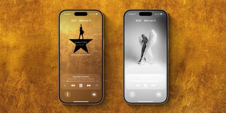 Анимированные обложки теперь занимают весь экран блокировки. Изображение: 9to5mac.com. Фото.