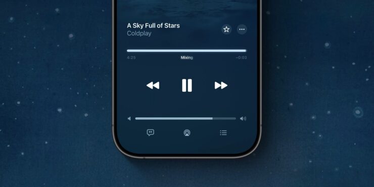 Треки внутри плейлиста будут миксоваться. Изображение: 9to5mac.com. Фото.