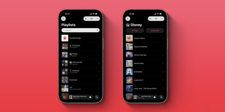 7 новых функций Apple Music в iOS 26. Можно сортировать плейлисты по папкам для вашего удобства. Изображение: 9to5mac.com. 7 новых функций Apple Music в iOS 26. Можно сортировать плейлисты по папкам для вашего удобства. Изображение: 9to5mac.com. Фото.