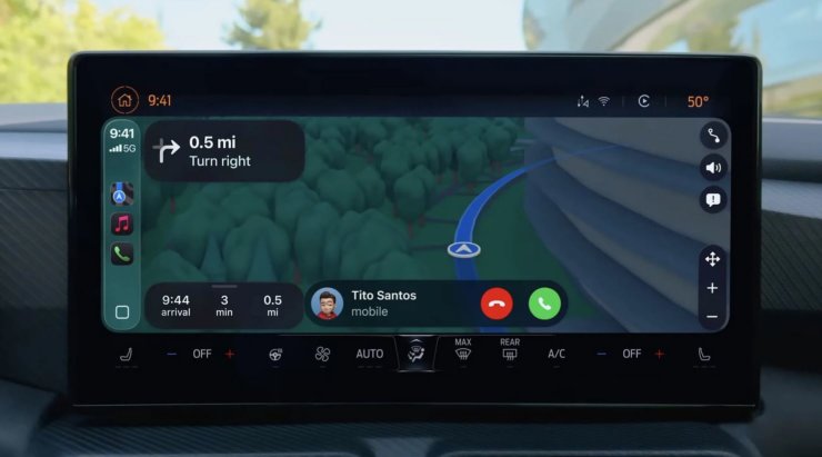 Что нового в iOS 26. CarPlay теперь выглядит как iOS 26. Что нового в iOS 26. CarPlay теперь выглядит как iOS 26. Фото.