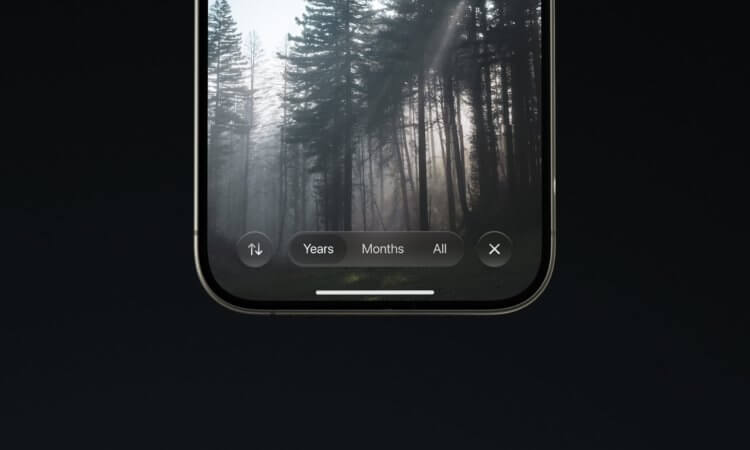 Возможный дизайн iOS 26 показали до презентации. Как изменится интерфейс iPhone после обновления. В системе появится больше прозрачных и объемных элементов. Изображение: lux.camera. Возможный дизайн iOS 26 показали до презентации. Как изменится интерфейс iPhone после обновления. В системе появится больше прозрачных и объемных элементов. Изображение: lux.camera. Фото.