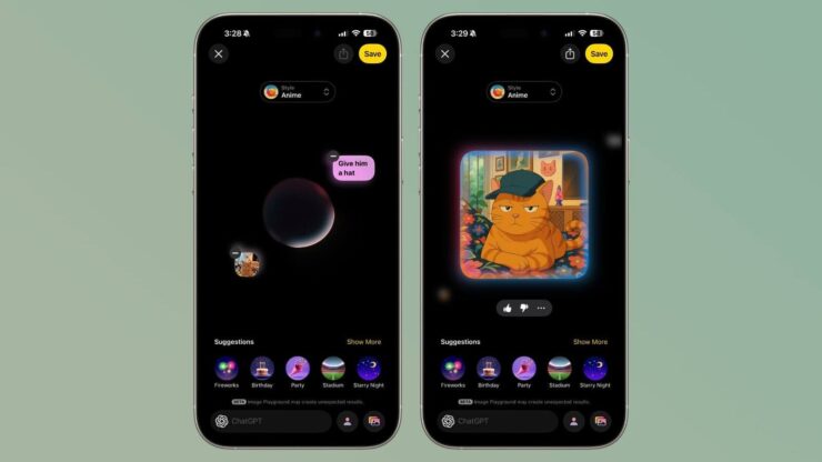 К исходной фотографии можно что-нибудь пририсовать. Например, надеть на кота кепку. Изображение: macrumors.com. Фото.