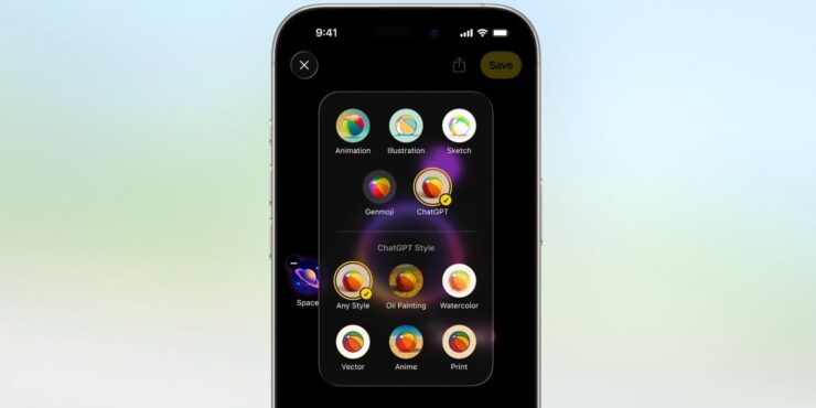 Апдейт Genmoji и Image Playground тоже касается только новых айфонов. Изображение: 9to5mac.com. Фото.