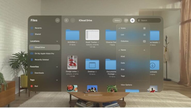 В iOS 26 будет много прозрачных элементов, как в visionOS. Изображение: macrumors.com. Фото.