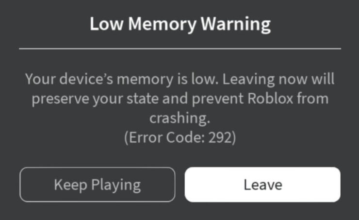 Вот такое сообщение стало часто появляться в Roblox. Изображение: 9to5mac.com. Фото.