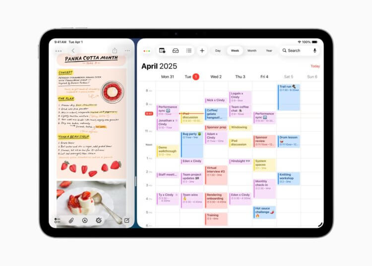 Apple представила iPadOS 26: новый дизайн, окна приложений, строка меню как в macOS и многое другое. Приложения открываются в отдельных окнах. Изображение: Apple. Apple представила iPadOS 26: новый дизайн, окна приложений, строка меню как в macOS и многое другое. Приложения открываются в отдельных окнах. Изображение: Apple. Фото.